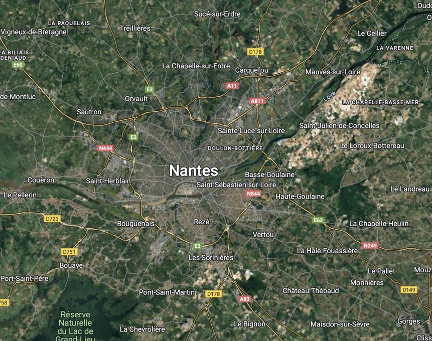 carte des zones d'intervention